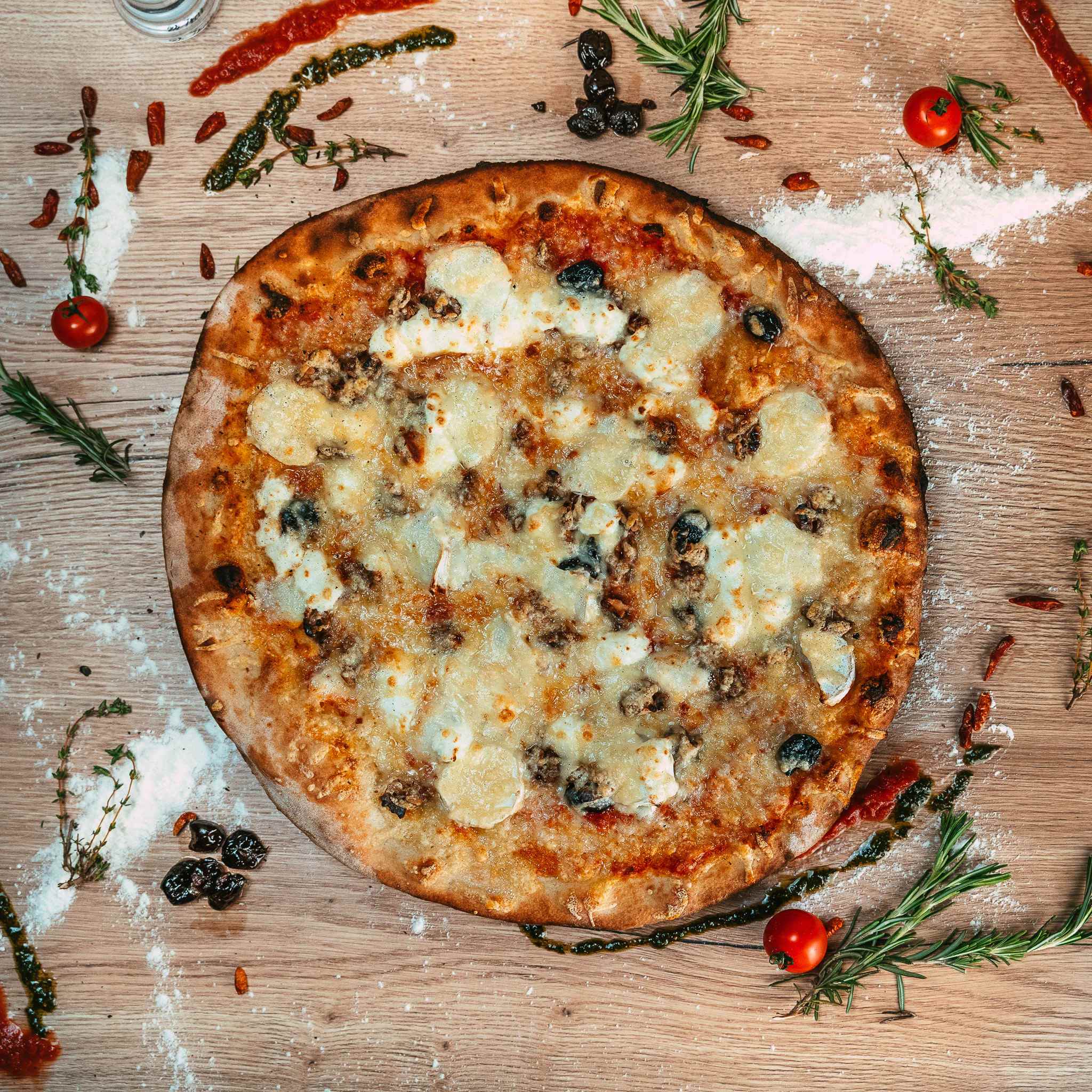 Pizza Ch�vre & Miel