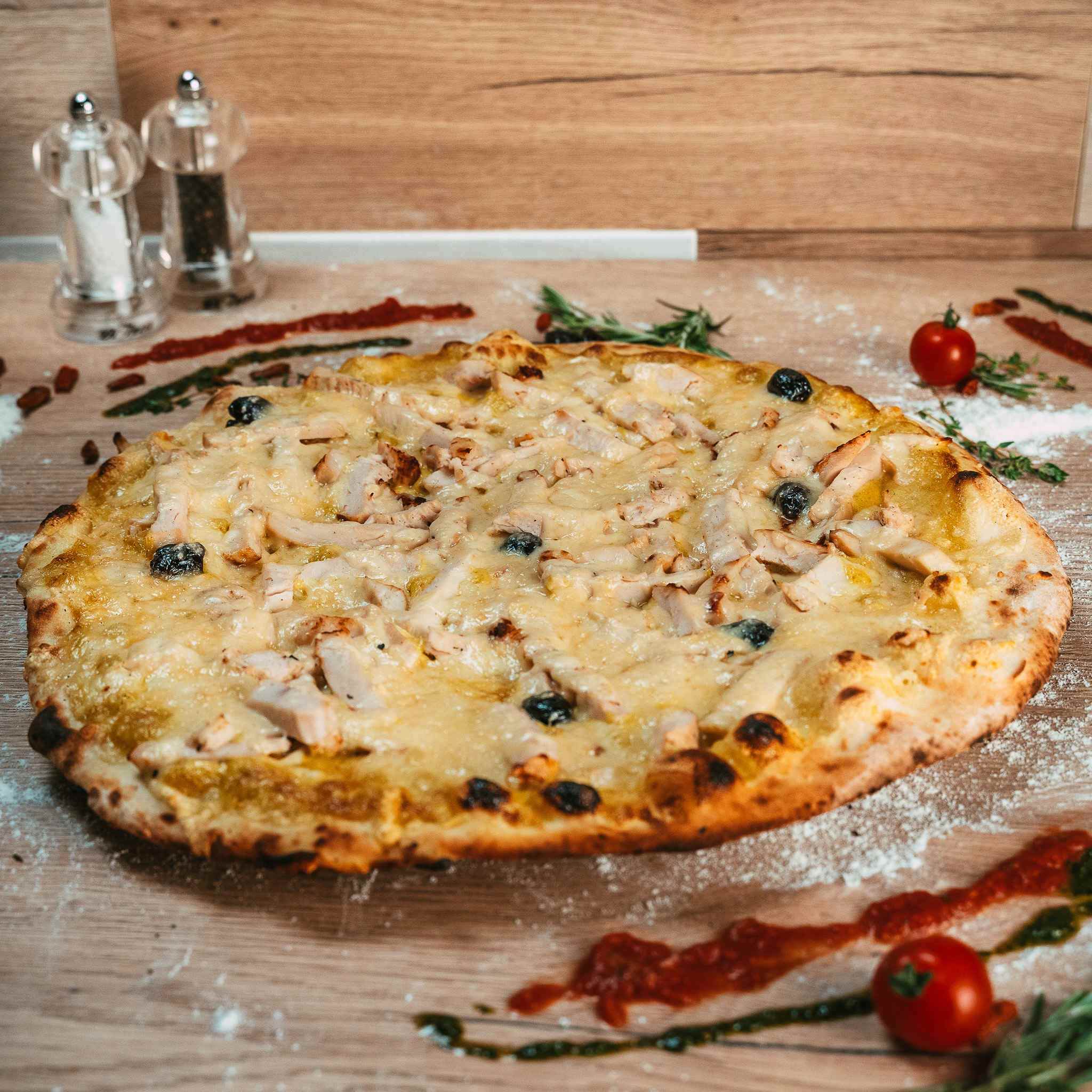 Recette Pizza Poulet Creme Fraiche Pomme De Terre Pizza Poulet Curry